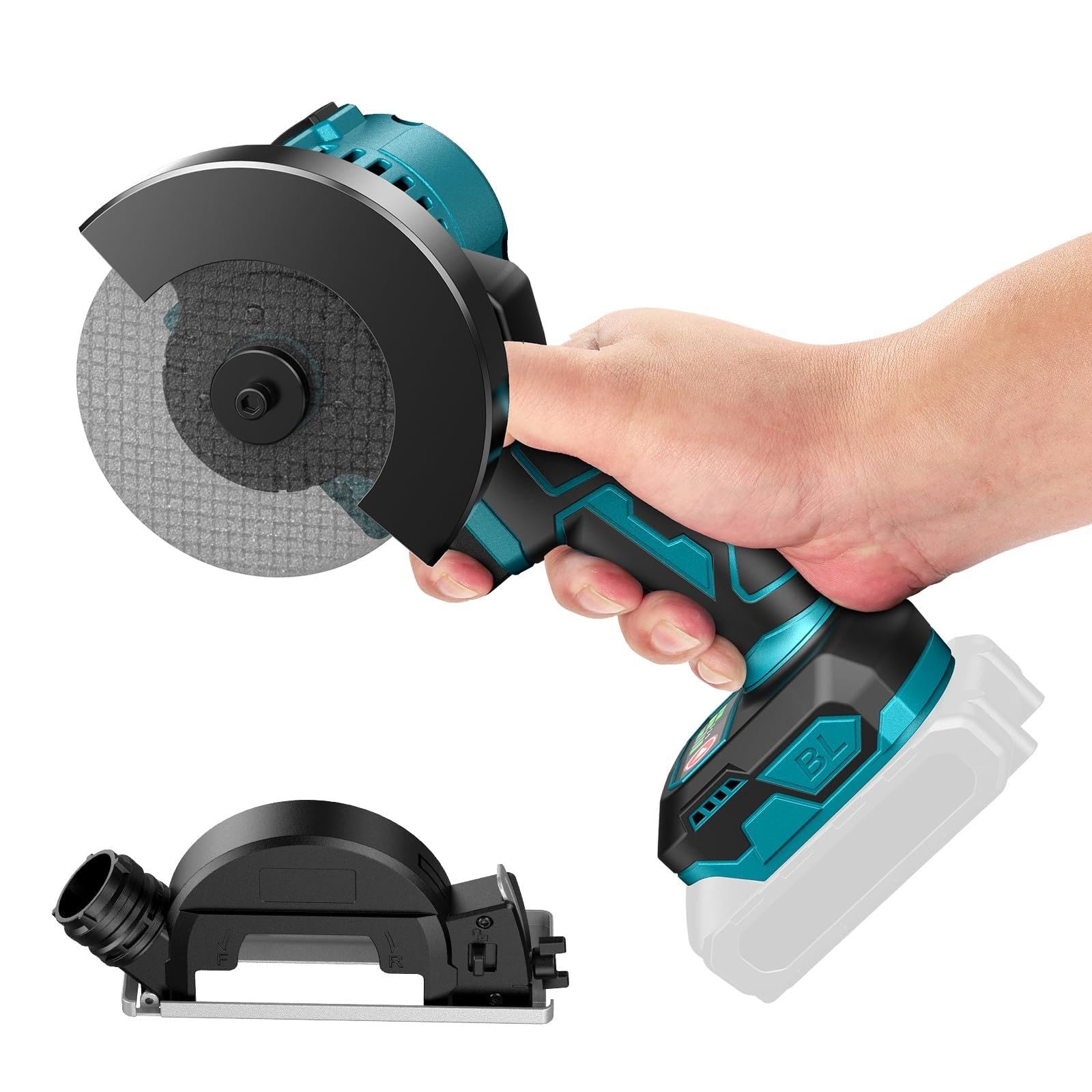 Amazon | Elikliv ミニグラインダー 充電式 ディスクグラインダー 丸